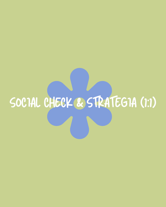 SOCIAL CHECK & STRATEGIA (1:1)